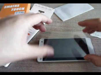 Smart Touch手机钢化玻璃膜操作演示（英文字幕）